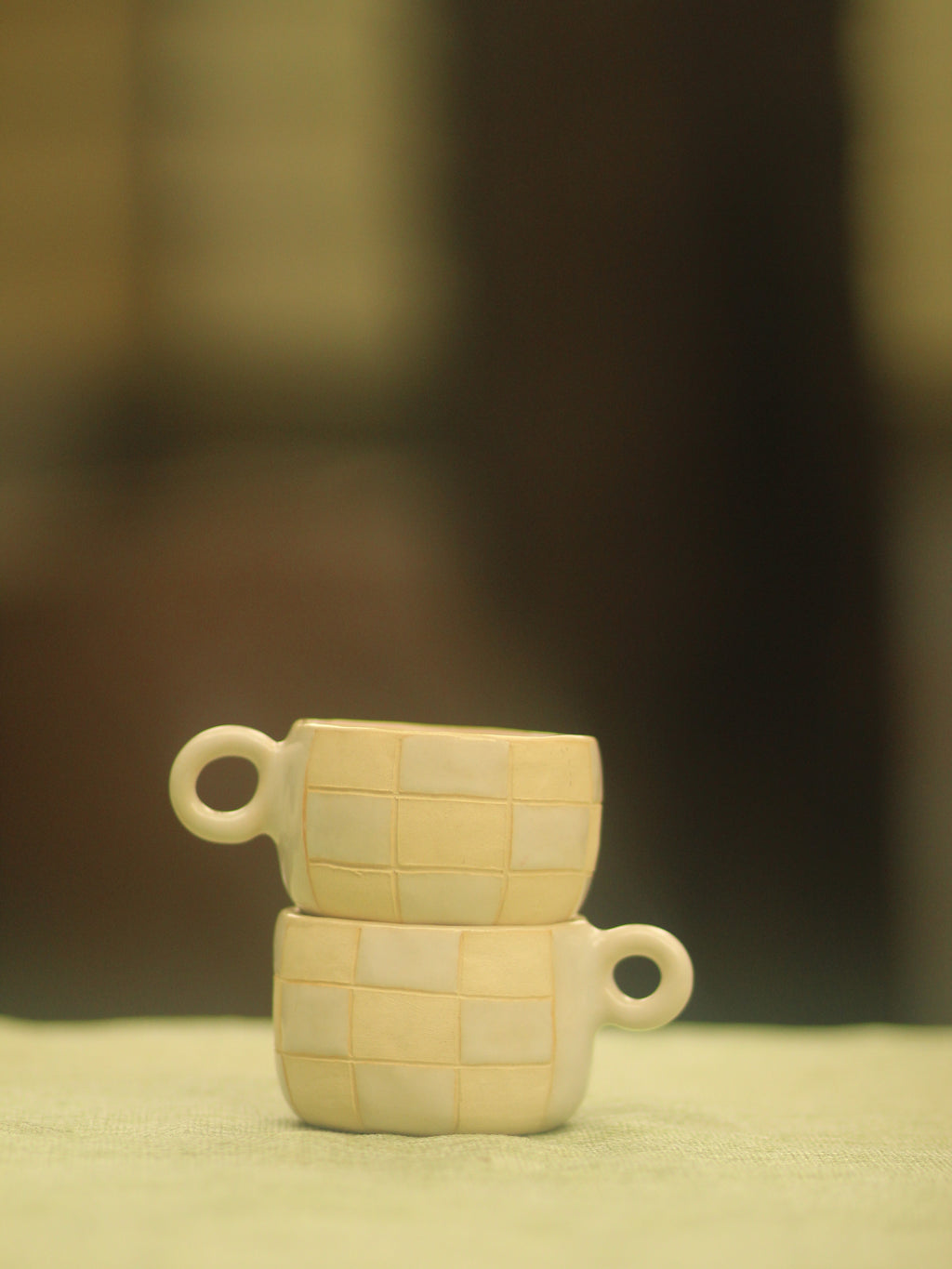 [Pre-order] Yellow Duck Handmade Ceramic Espresso Cup, Handbuilt Pottery, Cute Gift For Anime Fan, Unique Birthday Gift, Adorable Valentine Gift | Totto Pottery