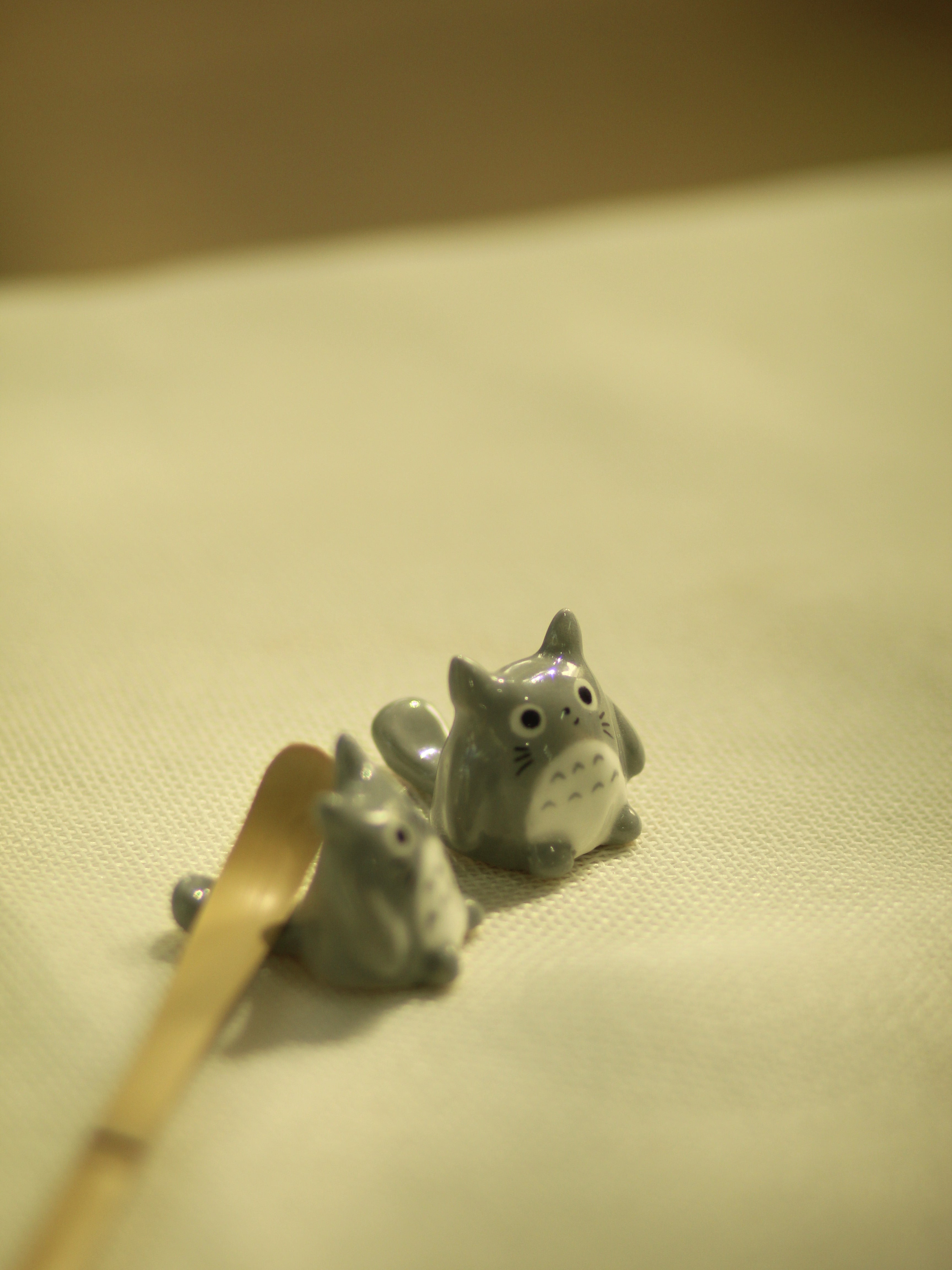 [Pre-order] Forest Spirit Handmade Ceramic Chashaku Rest, Handbuilt Pottery, Cute Gift For Anime Fan, Unique Birthday Gift, Adorable Valentine Gift | Totto Pottery