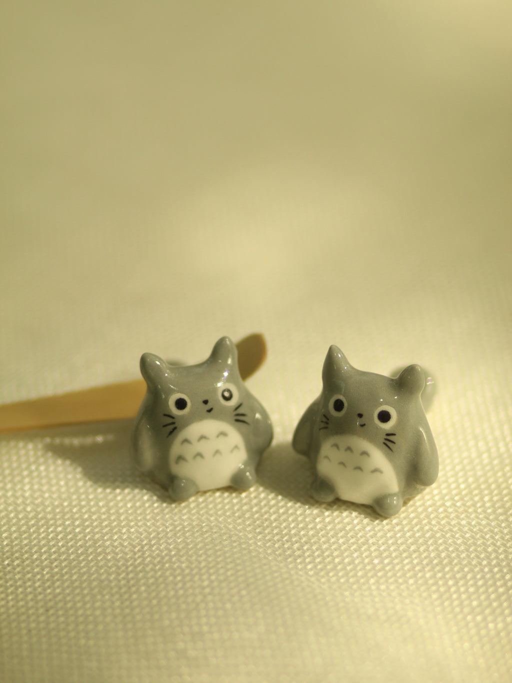 [Pre-order] Forest Spirit Handmade Ceramic Chashaku Rest, Handbuilt Pottery, Cute Gift For Anime Fan, Unique Birthday Gift, Adorable Valentine Gift | Totto Pottery