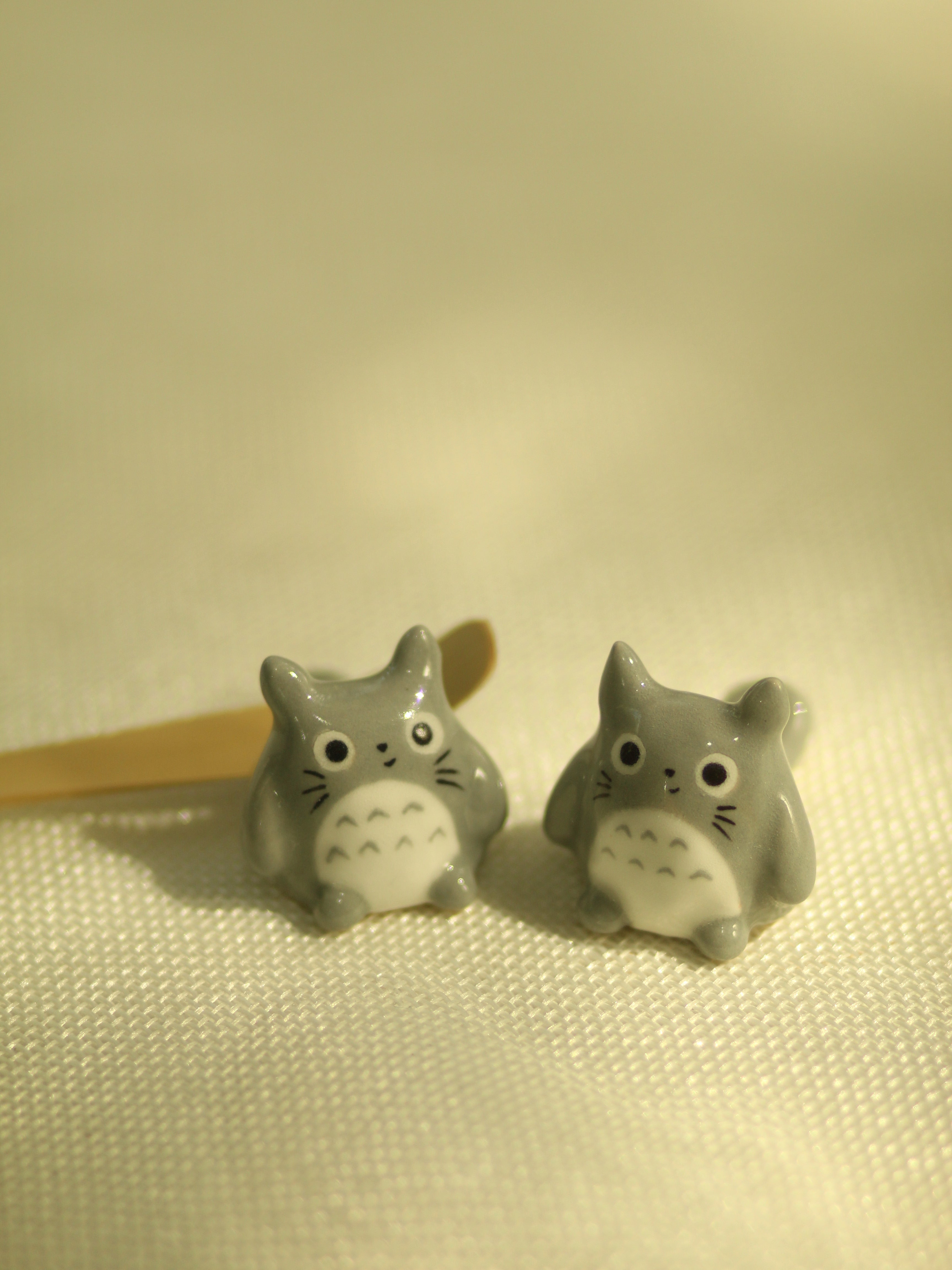 [Pre-order] Forest Spirit Handmade Ceramic Chashaku Rest, Handbuilt Pottery, Cute Gift For Anime Fan, Unique Birthday Gift, Adorable Valentine Gift | Totto Pottery