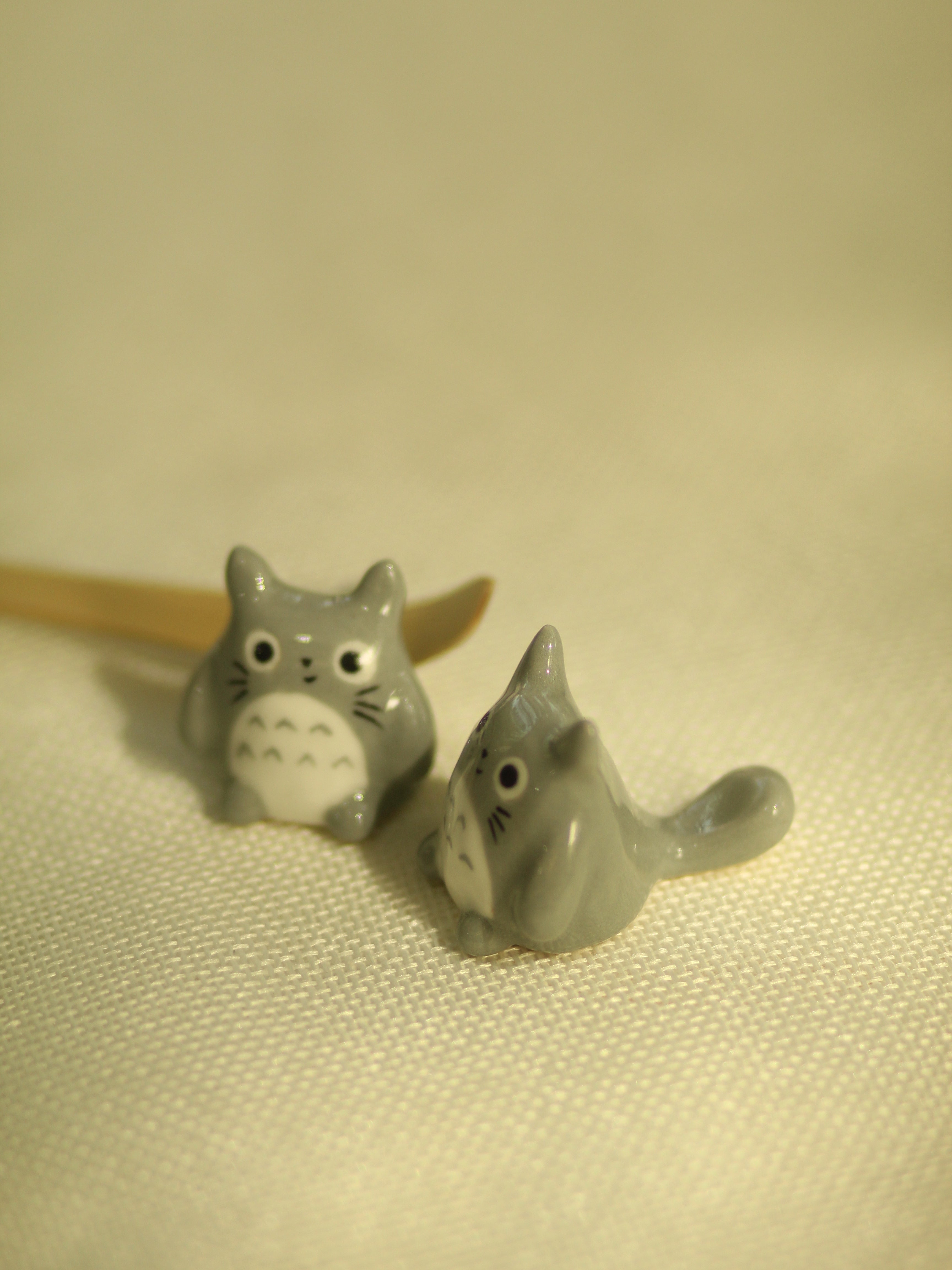 [Pre-order] Forest Spirit Handmade Ceramic Chashaku Rest, Handbuilt Pottery, Cute Gift For Anime Fan, Unique Birthday Gift, Adorable Valentine Gift | Totto Pottery