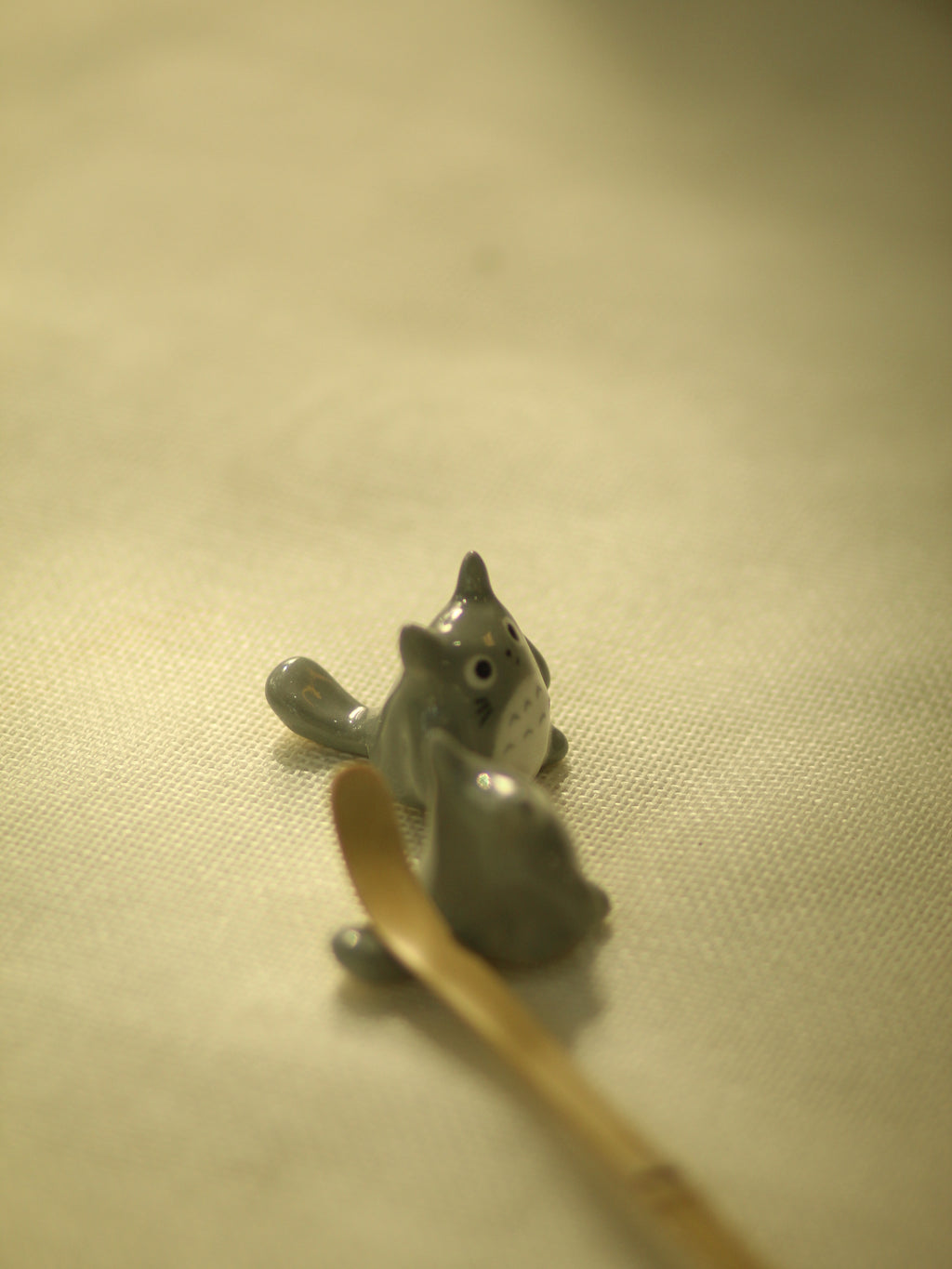 [Pre-order] Forest Spirit Handmade Ceramic Chashaku Rest, Handbuilt Pottery, Cute Gift For Anime Fan, Unique Birthday Gift, Adorable Valentine Gift | Totto Pottery