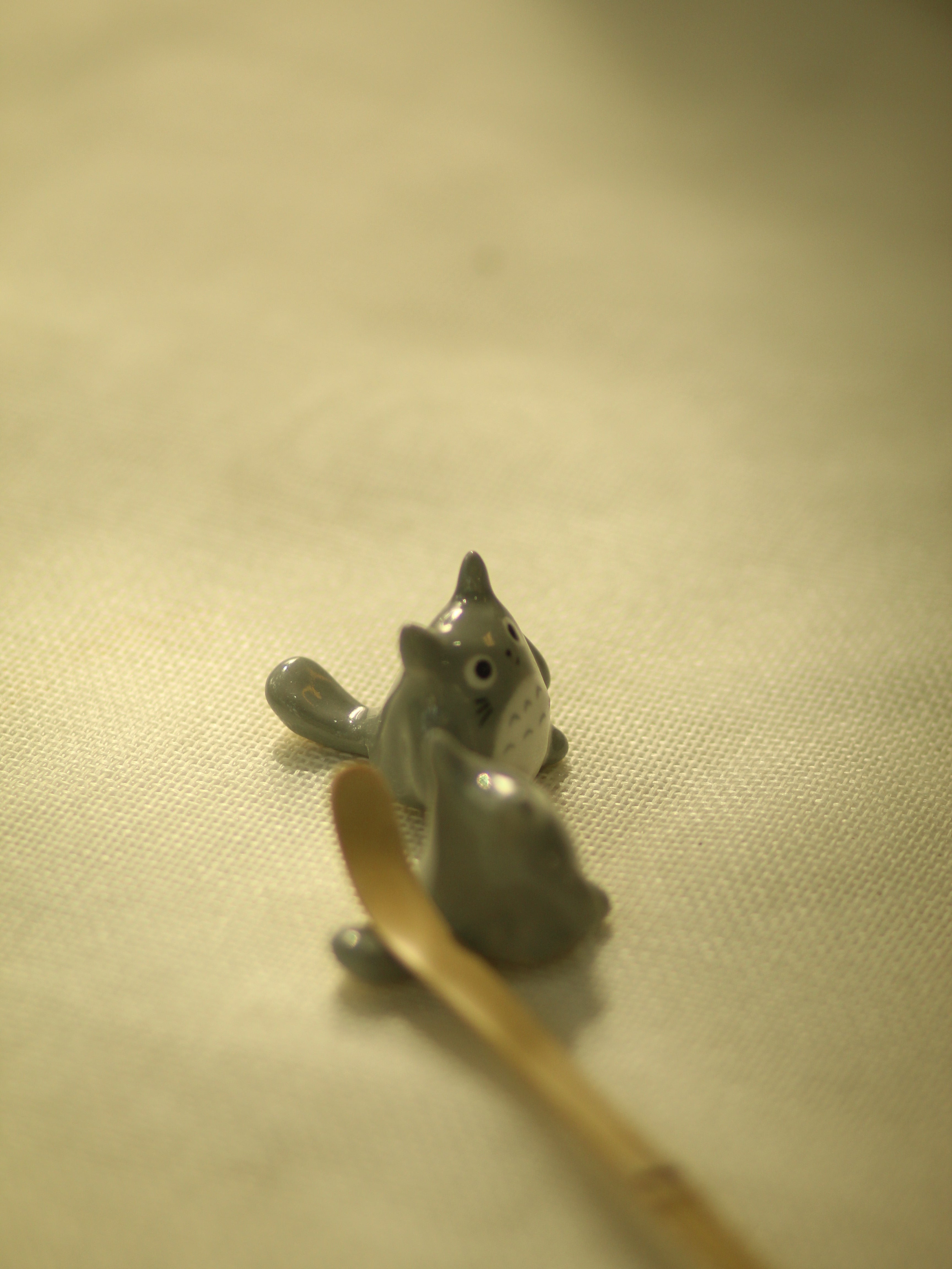 [Pre-order] Forest Spirit Handmade Ceramic Chashaku Rest, Handbuilt Pottery, Cute Gift For Anime Fan, Unique Birthday Gift, Adorable Valentine Gift | Totto Pottery