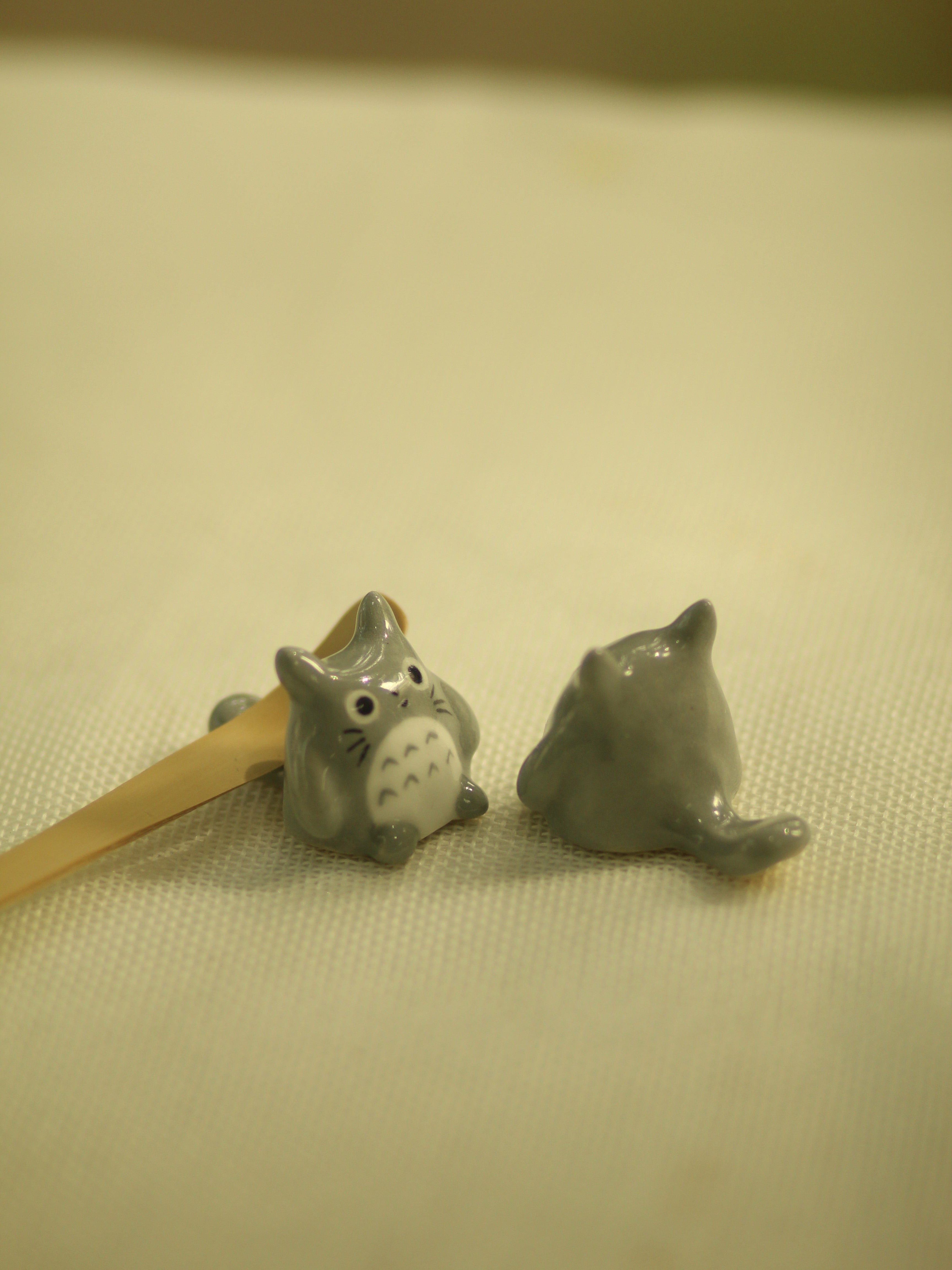 [Pre-order] Forest Spirit Handmade Ceramic Chashaku Rest, Handbuilt Pottery, Cute Gift For Anime Fan, Unique Birthday Gift, Adorable Valentine Gift | Totto Pottery