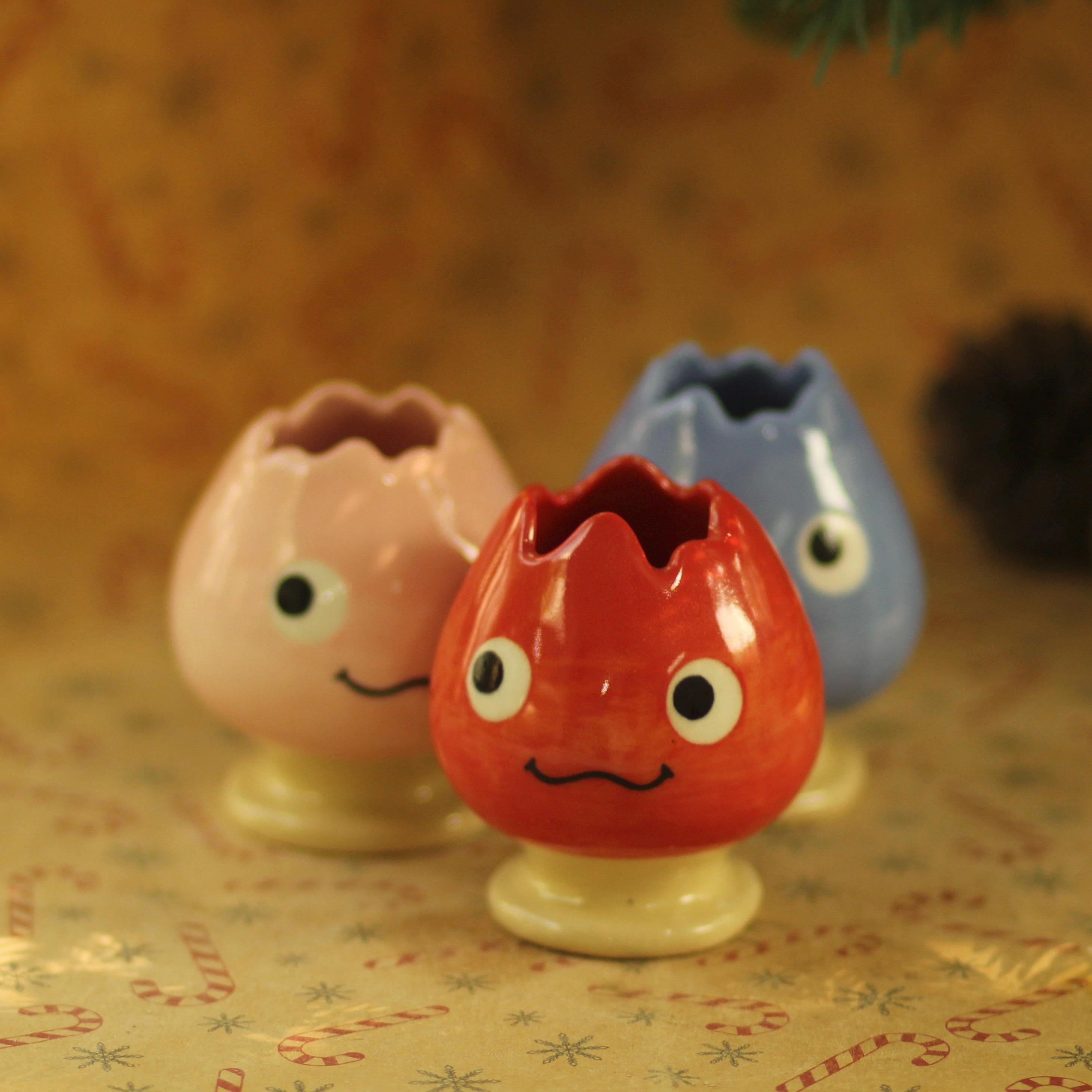 [Pre-order] Fire Demon Handmade Ceramic Chasen Holder, Handbuilt Pottery, Cute Gift For Anime Fan, Unique Birthday Gift, Adorable Valentine Gift | Totto Pottery