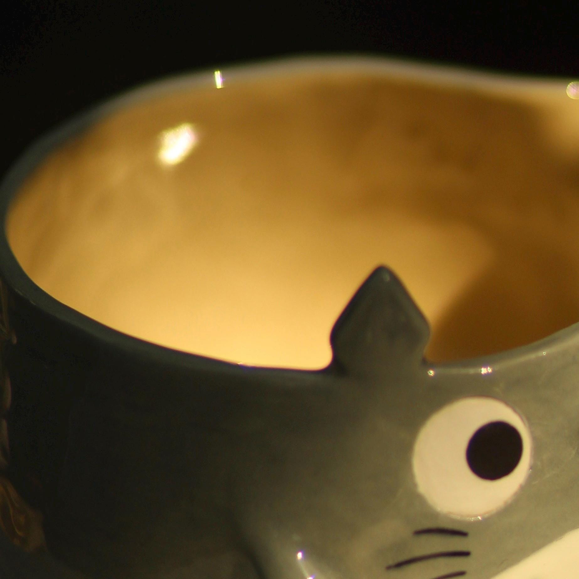 [Pre-order] Set Forest Spirit Handmade Ceramic Matcha Bowl, Handbuilt Pottery, Cute Gift For Anime Fan, Unique Birthday Gift, Adorable Valentine Gift | Totto Pottery