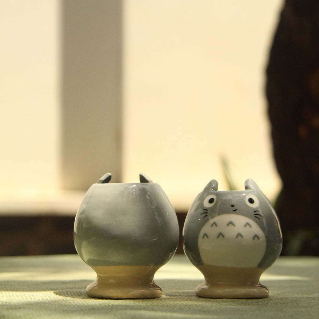 [Pre-order] Forest Spirit Handmade Ceramic Chasen Holder, Handbuilt Pottery, Cute Gift For Anime Fan, Unique Birthday Gift, Adorable Valentine Gift | Totto Pottery