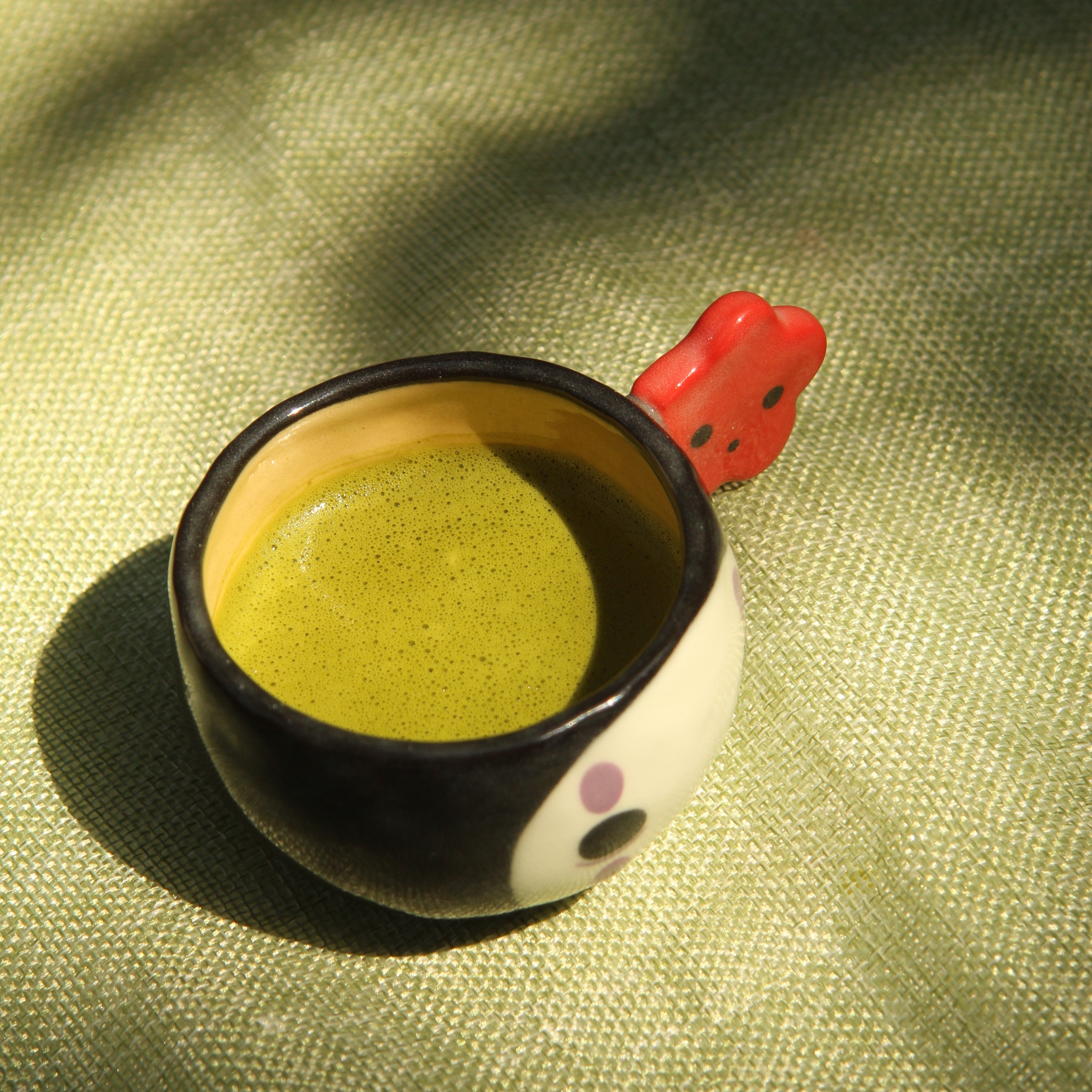 [Pre-order] Faceless Handmade Ceramic Espresso Cup, Handbuilt Pottery, Cute Gift For Anime Fan, Unique Birthday Gift, Adorable Valentine Gift | Totto Pottery