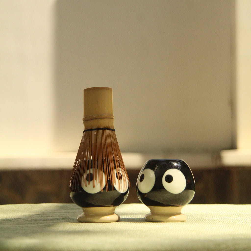 [Pre-order] Soot Handmade Ceramic Chasen Holder, Handbuilt Pottery, Cute Gift For Anime Fan, Unique Birthday Gift, Adorable Valentine Gift | Totto Pottery