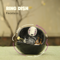 [Pre-order] Faceless Handmade Ceramic Jewelry Dish, Handbuilt Pottery, Cute Gift For Anime Fan, Unique Birthday Gift, Adorable Valentine Gift | Totto Pottery