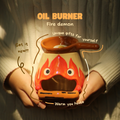 [Pre-order] Fire Demon Handmade Ceramic Wax Melts, Oil Burner, Handbuilt Pottery, Cute Gift For Anime Fan, Unique Birthday Gift, Adorable Valentine Gift | Totto Pottery