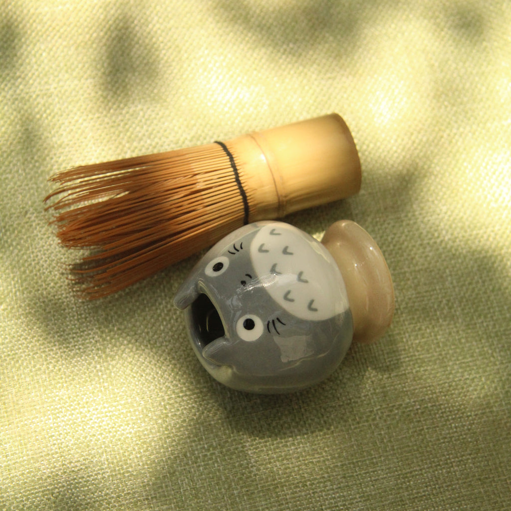 [Pre-order] Forest Spirit Handmade Ceramic Chasen Holder, Handbuilt Pottery, Cute Gift For Anime Fan, Unique Birthday Gift, Adorable Valentine Gift | Totto Pottery