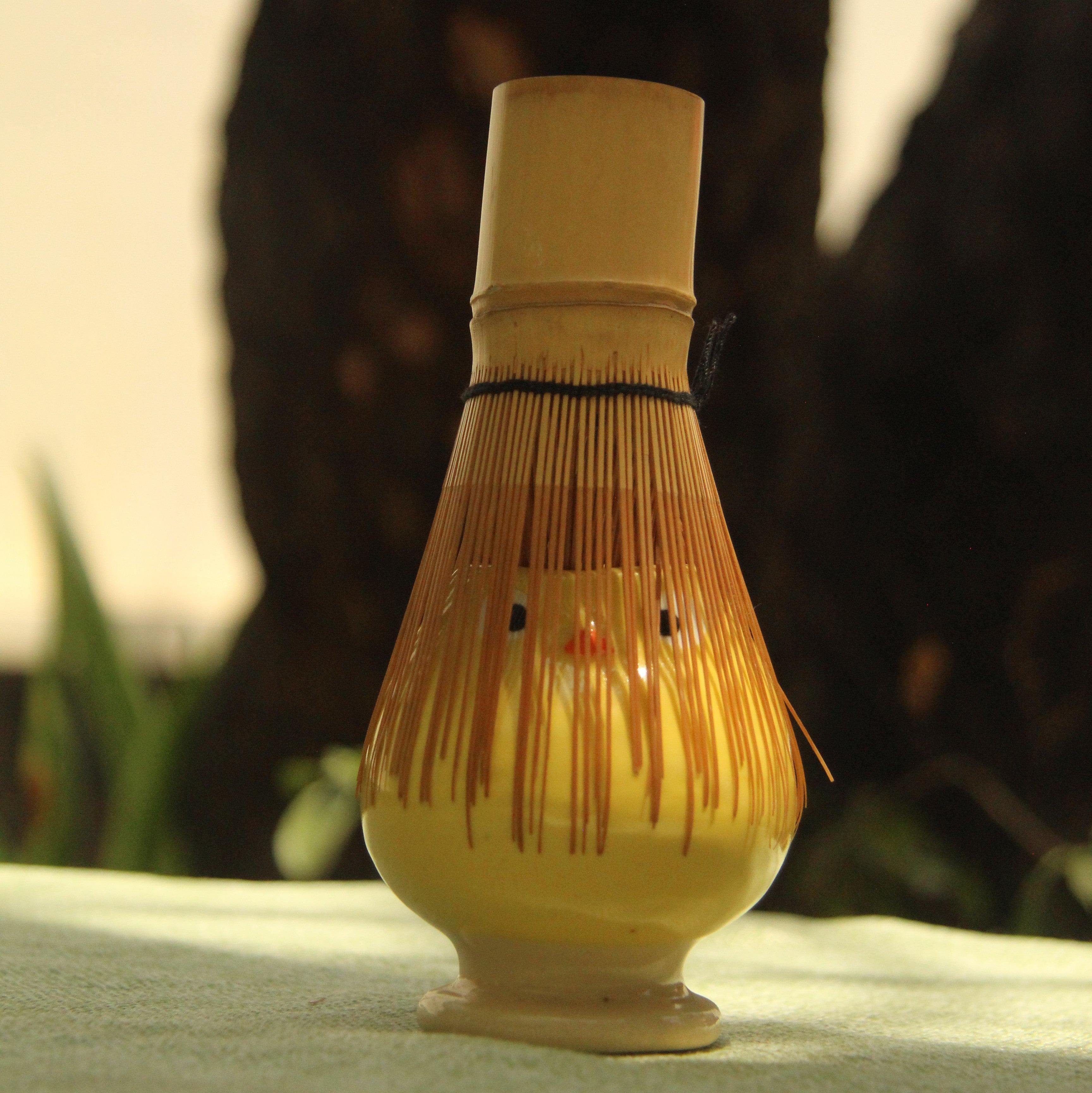 [Pre-order] Yellow Duck Handmade Ceramic Chasen Holder, Handbuilt Pottery, Cute Gift For Anime Fan, Unique Birthday Gift, Adorable Valentine Gift | Totto Pottery