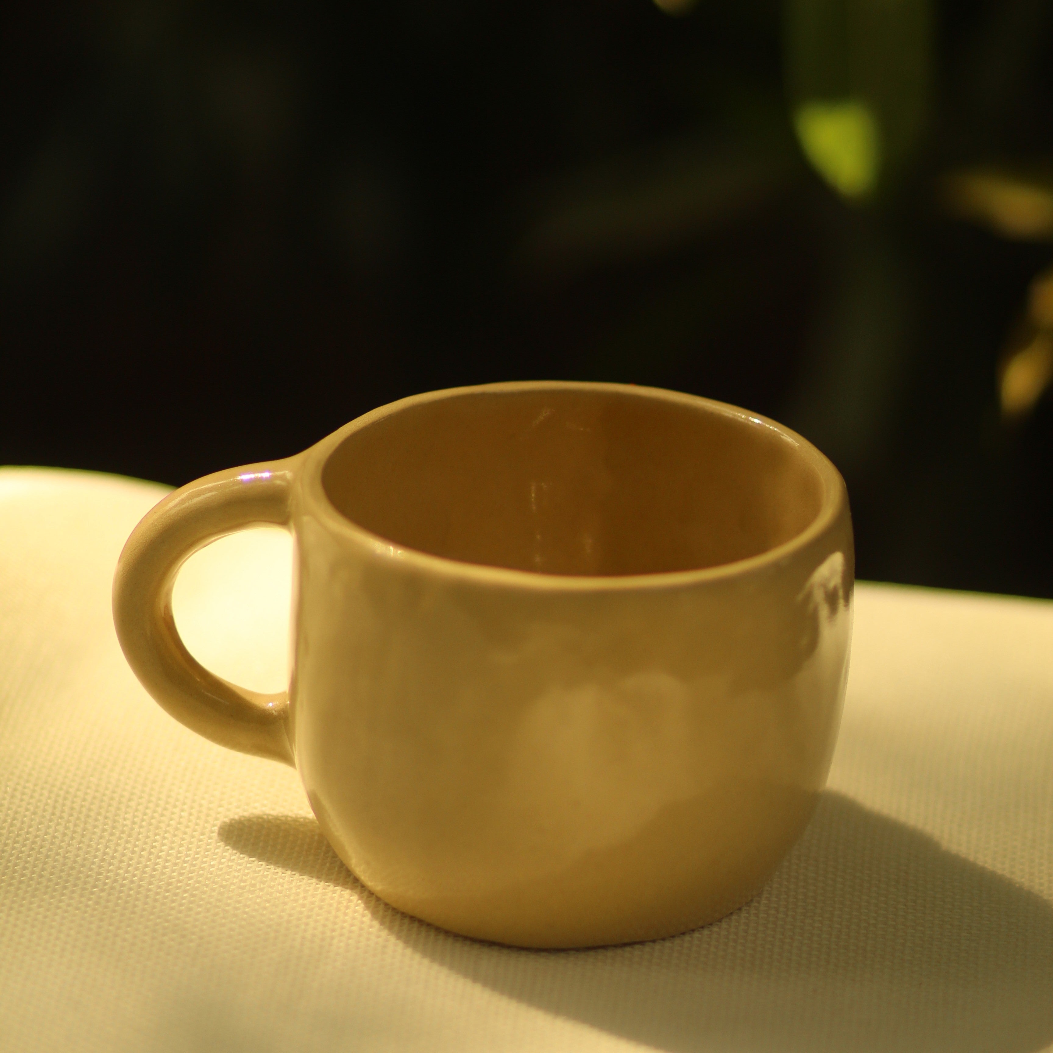 [Pre-order] Fire Demon Handmade Ceramic Handle Mug, Handbuilt Pottery, Cute Gift For Anime Fan, Unique Birthday Gift, Adorable Valentine Gift | Totto Pottery
