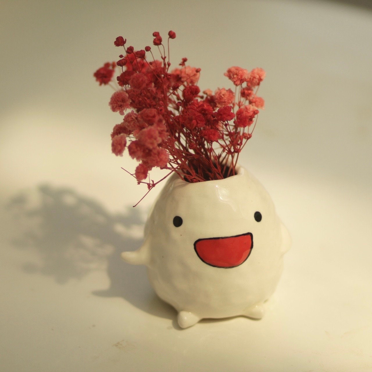 [Pre-order] Warawara Handmade Ceramic Flower Vases, Handbuilt Pottery, Cute Gift For Anime Fan, Unique Birthday Gift, Adorable Valentine Gift | Totto Pottery