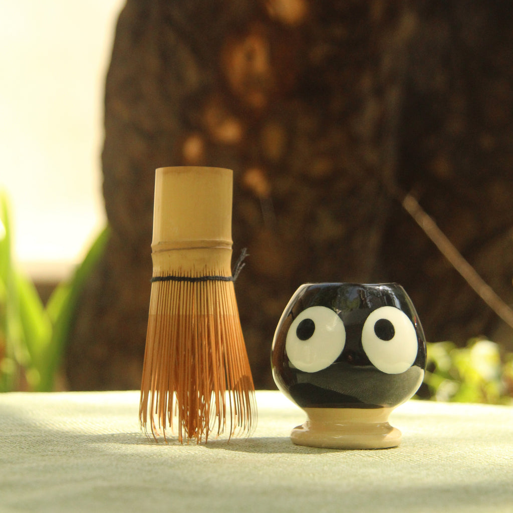 [Pre-order] Soot Handmade Ceramic Chasen Holder, Handbuilt Pottery, Cute Gift For Anime Fan, Unique Birthday Gift, Adorable Valentine Gift | Totto Pottery