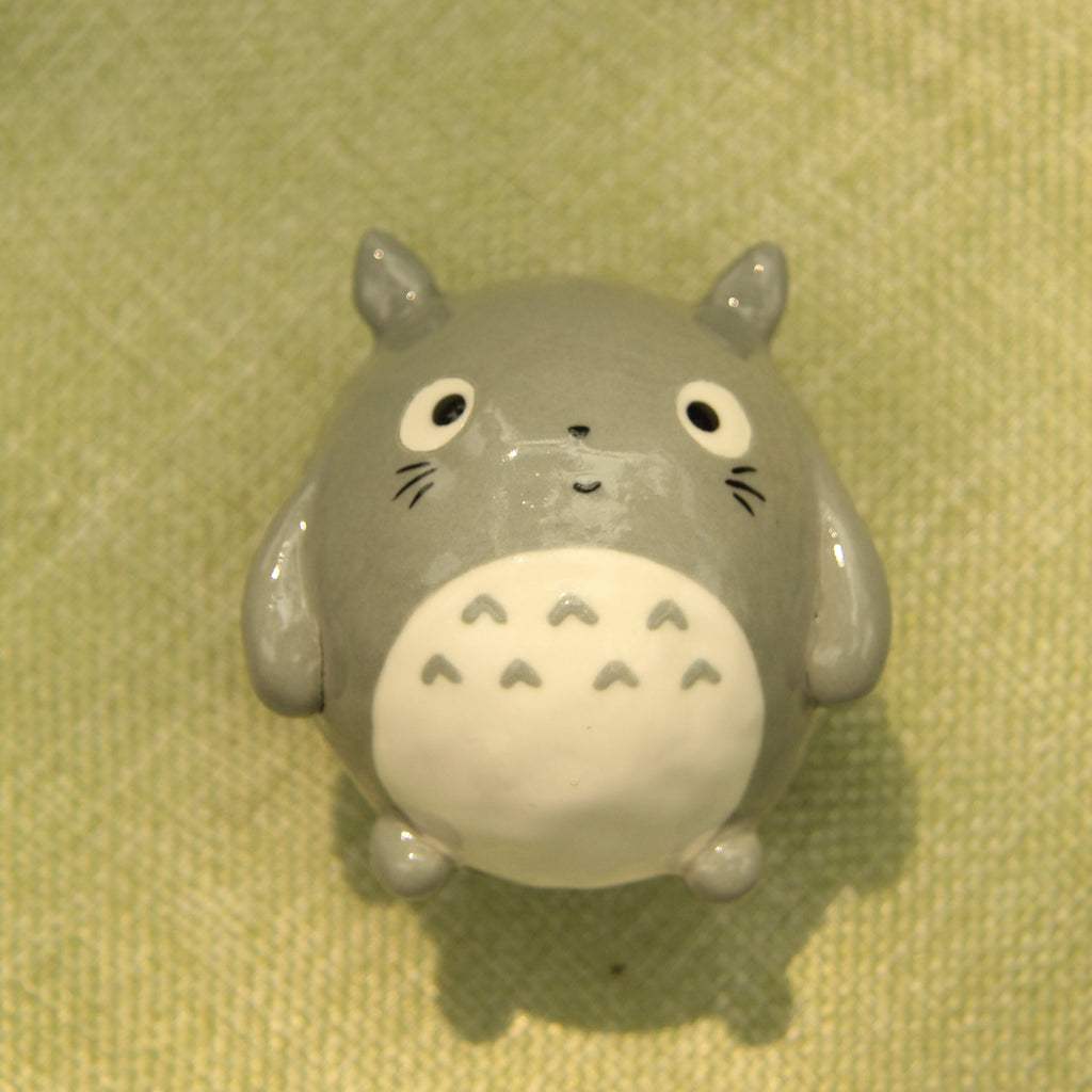 [Pre-order] Forest Spirit Handmade Ceramic Jewelry Container With Lid, Handbuilt Pottery, Cute Gift For Anime Fan, Unique Birthday Gift, Adorable Valentine Gift | Totto Pottery