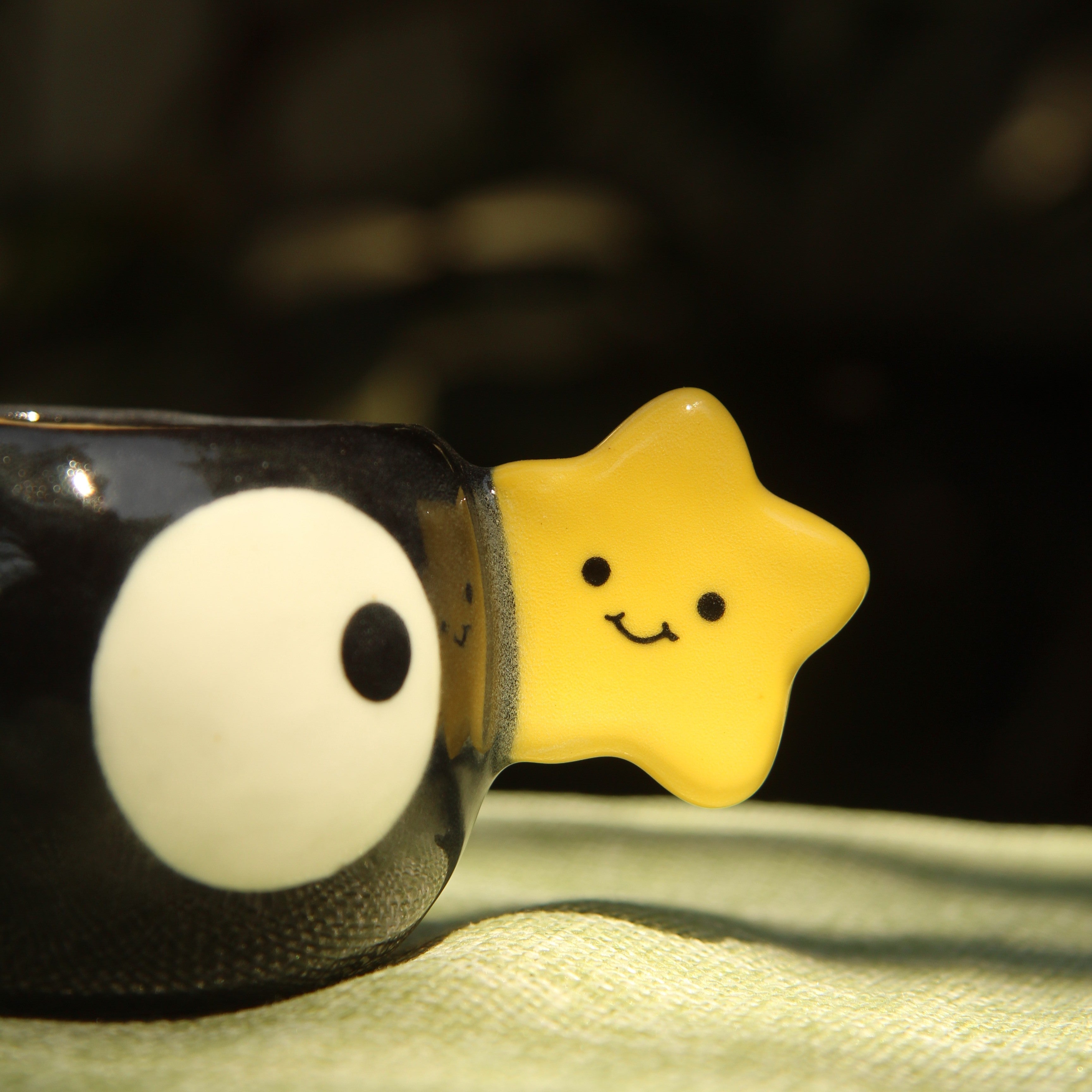 [Pre-order] Soot Handmade Ceramic Espresso Cup, Handbuilt Pottery, Cute Gift For Anime Fan, Unique Birthday Gift, Adorable Valentine Gift | Totto Pottery