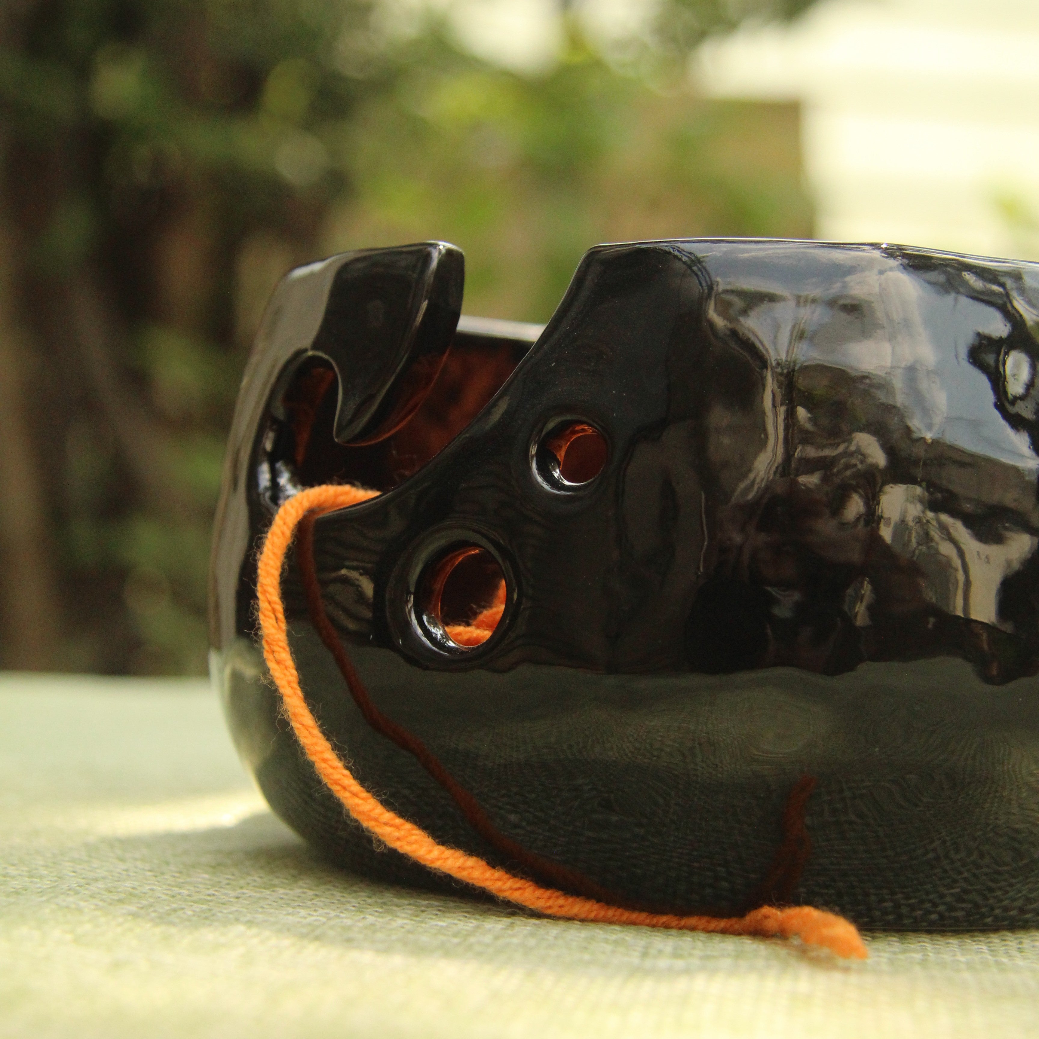 [Pre-order] Soot Handmade Ceramic Yarn Bowl, Handbuilt Pottery, Cute Gift For Anime Fan, Unique Birthday Gift, Adorable Valentine Gift | Totto Pottery