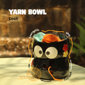 [Pre-order] Soot Handmade Ceramic Yarn Bowl, Handbuilt Pottery, Cute Gift For Anime Fan, Unique Birthday Gift, Adorable Valentine Gift | Totto Pottery