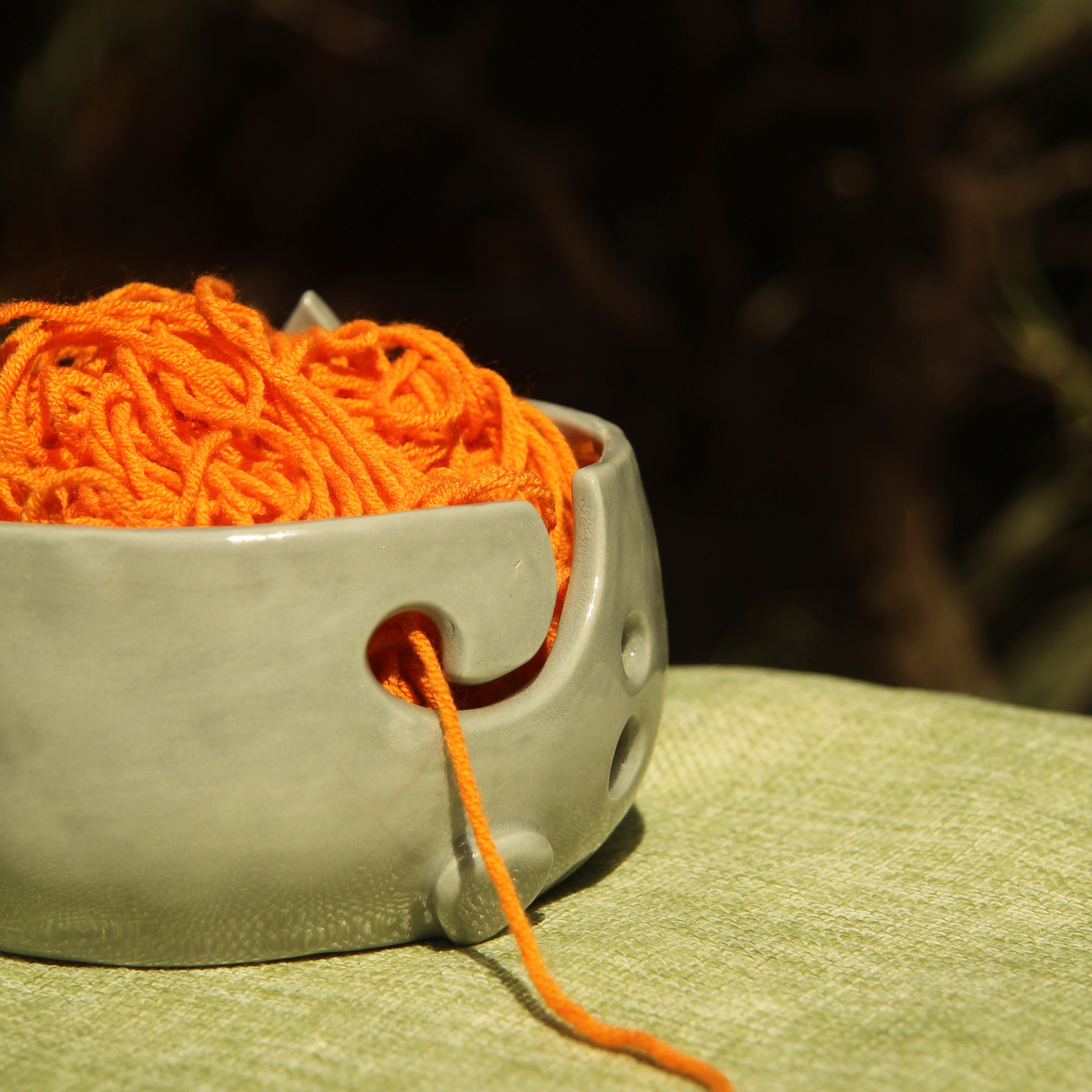 [Pre-order] Forest Spirit Handmade Ceramic Yarn Bowl, Handbuilt Pottery, Cute Gift For Anime Fan, Unique Birthday Gift, Adorable Valentine Gift | Totto Pottery