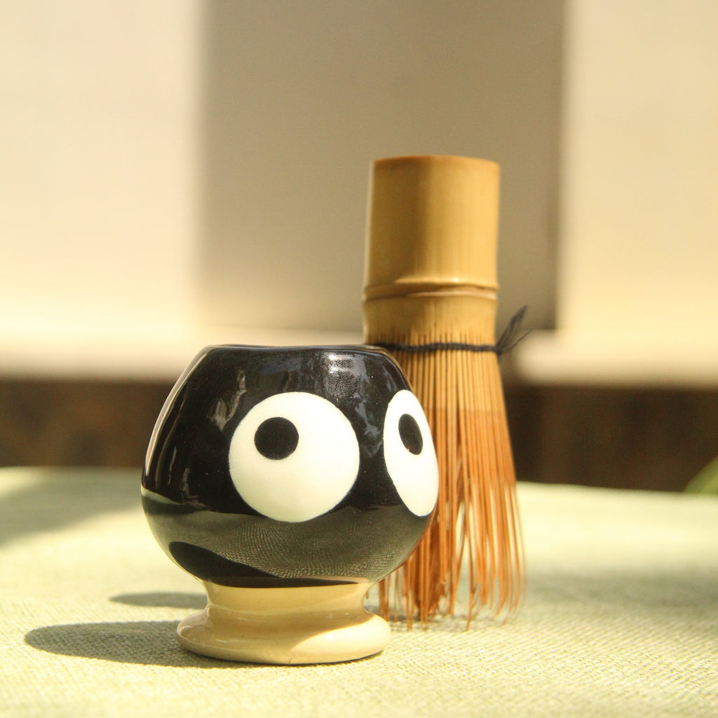 [Pre-order] Soot Handmade Ceramic Chasen Holder, Handbuilt Pottery, Cute Gift For Anime Fan, Unique Birthday Gift, Adorable Valentine Gift | Totto Pottery