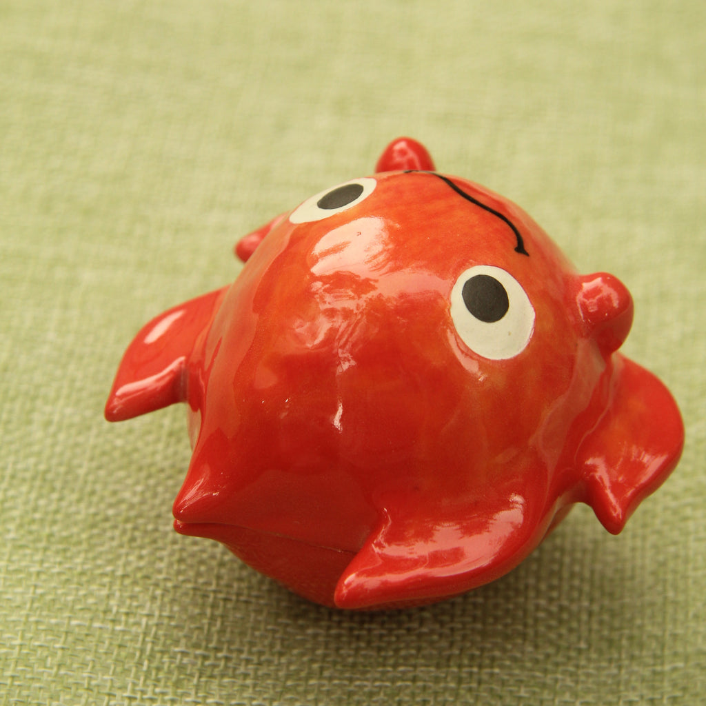 [Pre-order] Fire Demon Handmade Ceramic Jewelry Container With Lid, Handbuilt Pottery, Cute Gift For Anime Fan, Unique Birthday Gift, Adorable Valentine Gift | Totto Pottery
