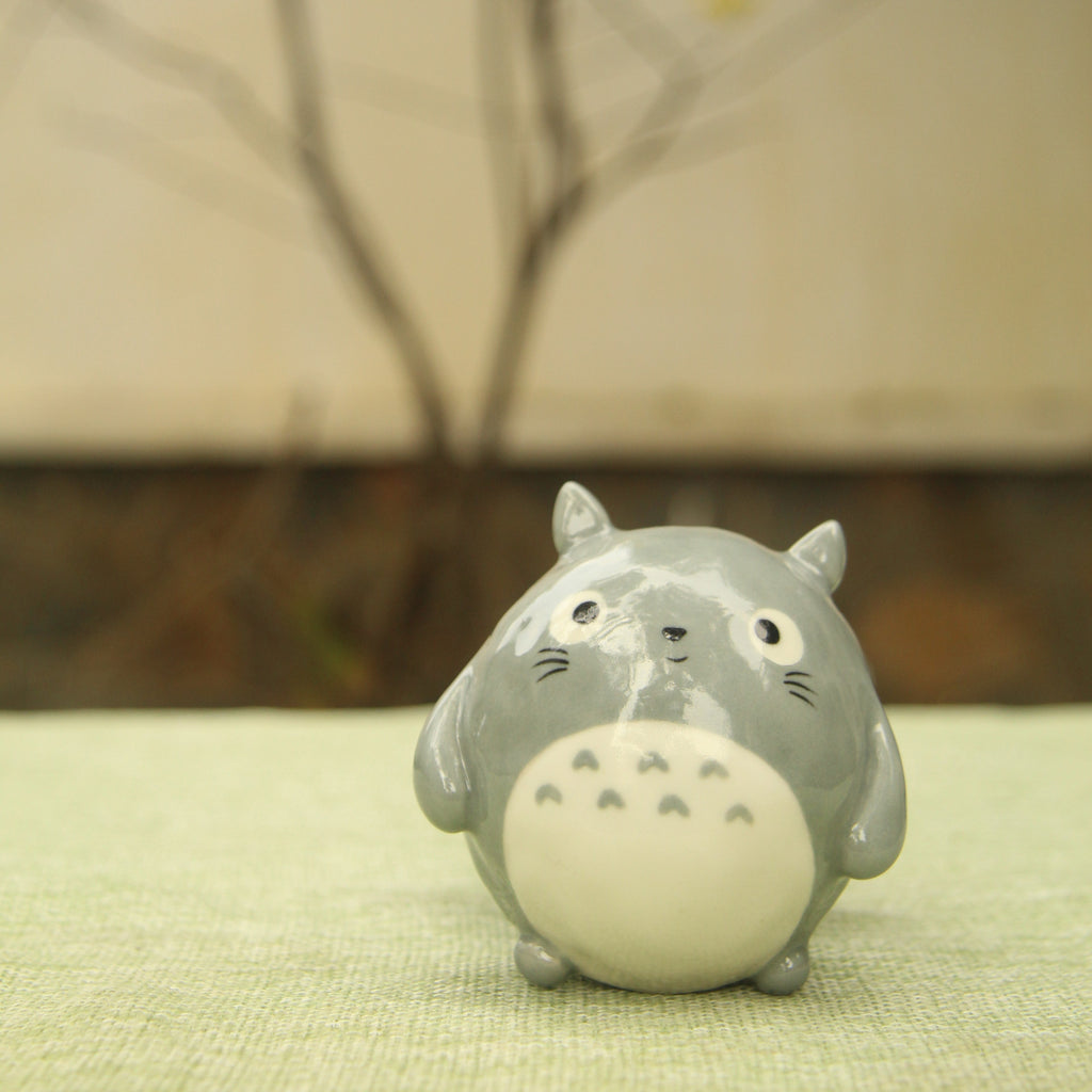 [Pre-order] Forest Spirit Handmade Ceramic Jewelry Container With Lid, Handbuilt Pottery, Cute Gift For Anime Fan, Unique Birthday Gift, Adorable Valentine Gift | Totto Pottery