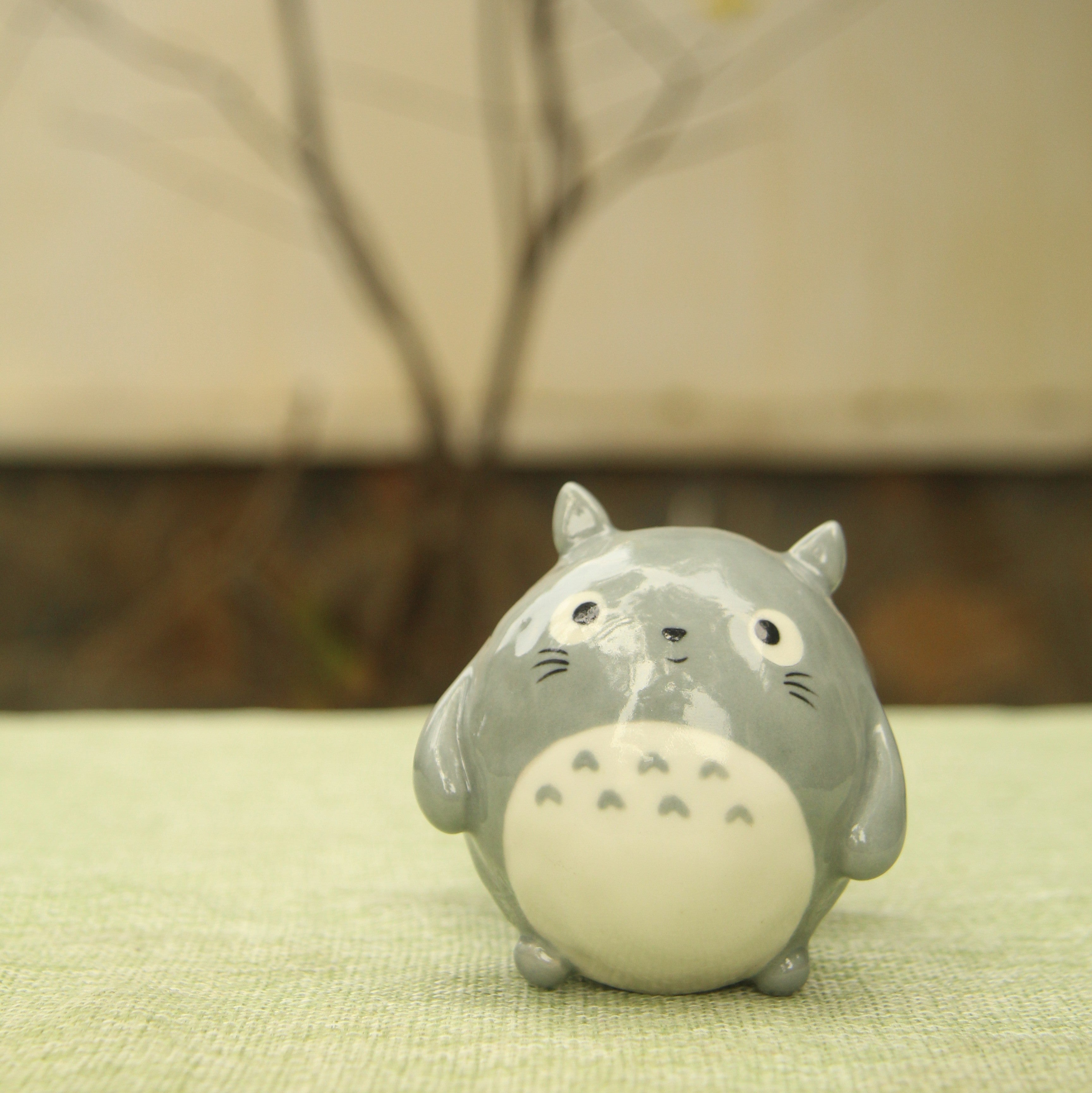 [Pre-order] Forest Spirit Handmade Ceramic Jewelry Container With Lid, Handbuilt Pottery, Cute Gift For Anime Fan, Unique Birthday Gift, Adorable Valentine Gift | Totto Pottery