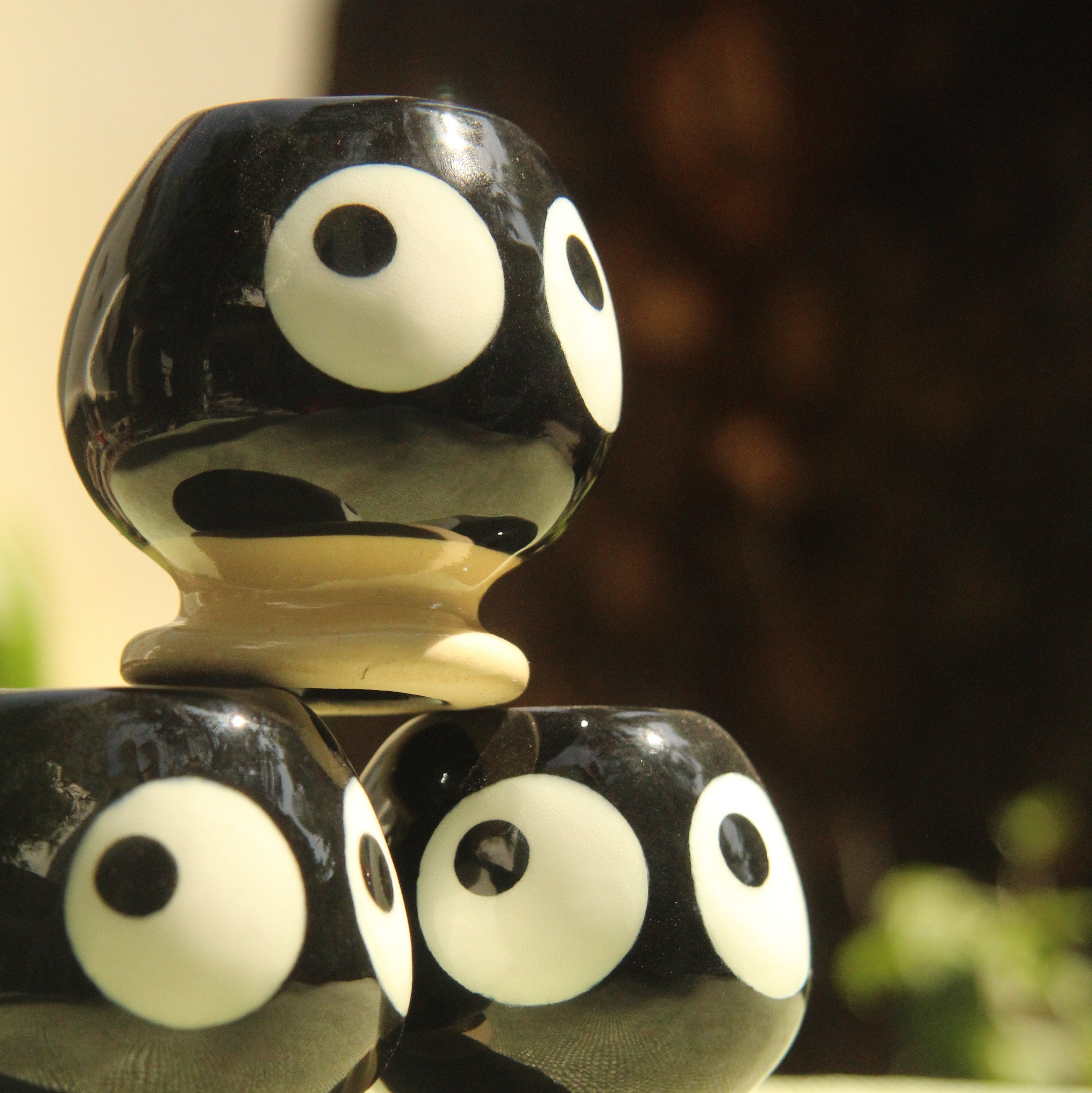 [Pre-order] Soot Handmade Ceramic Chasen Holder, Handbuilt Pottery, Cute Gift For Anime Fan, Unique Birthday Gift, Adorable Valentine Gift | Totto Pottery
