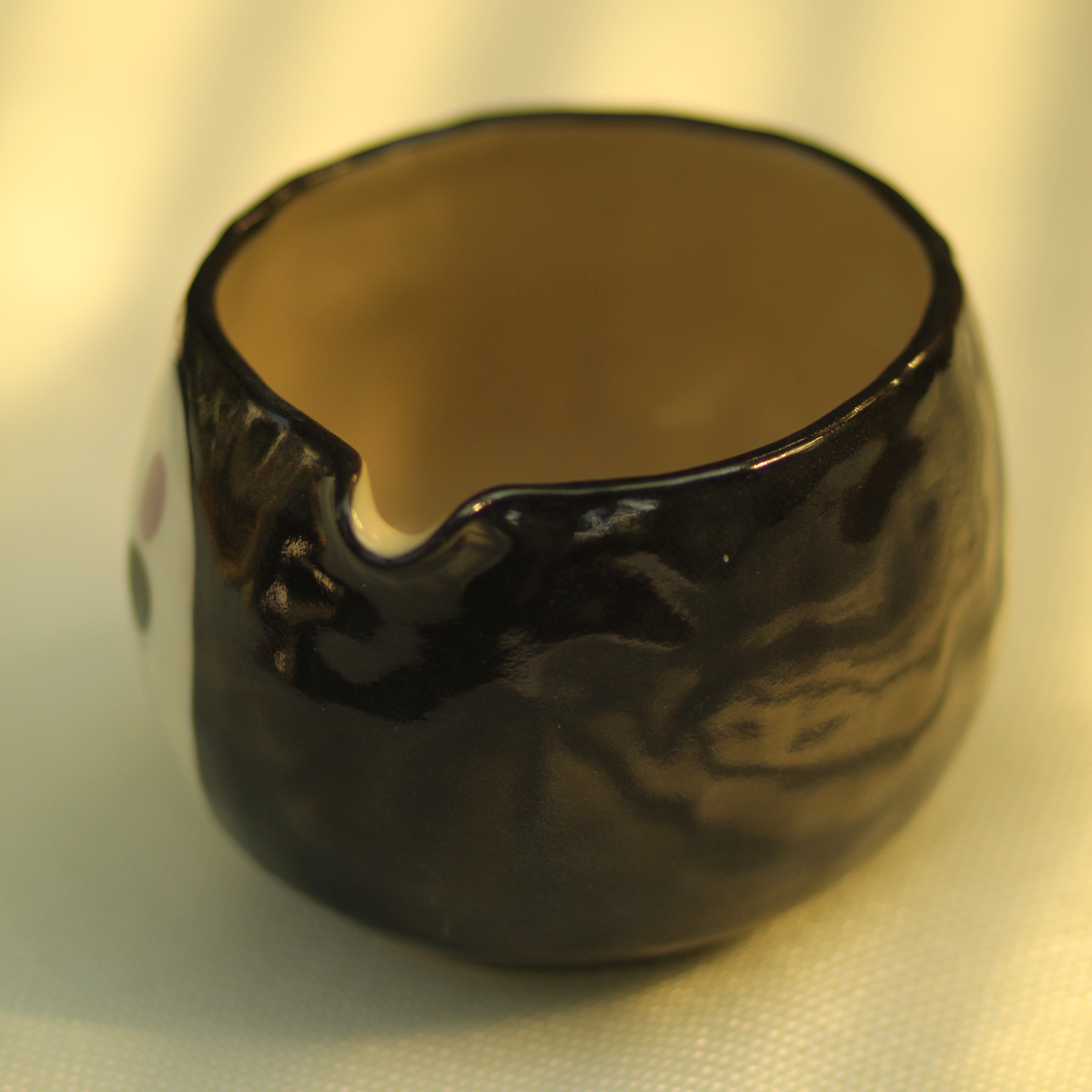 [Pre-order] Set Faceless Handmade Ceramic Matcha Bowl, Handbuilt Pottery, Cute Gift For Anime Fan, Unique Birthday Gift, Adorable Valentine Gift | Totto Pottery
